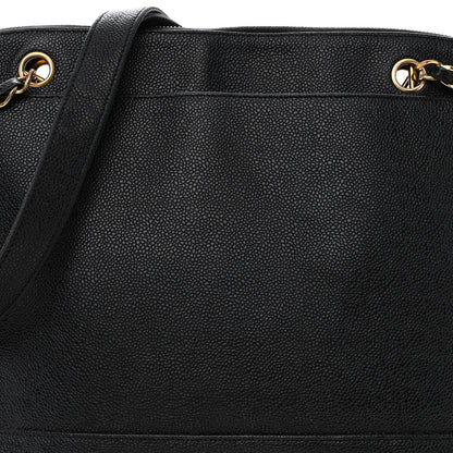 Chanel Caviar CC Shoulder Bag Black 8 of 12