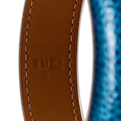 Hermes Lizard Small Astral Bracelet S Bleu Petrole 5 of 5
