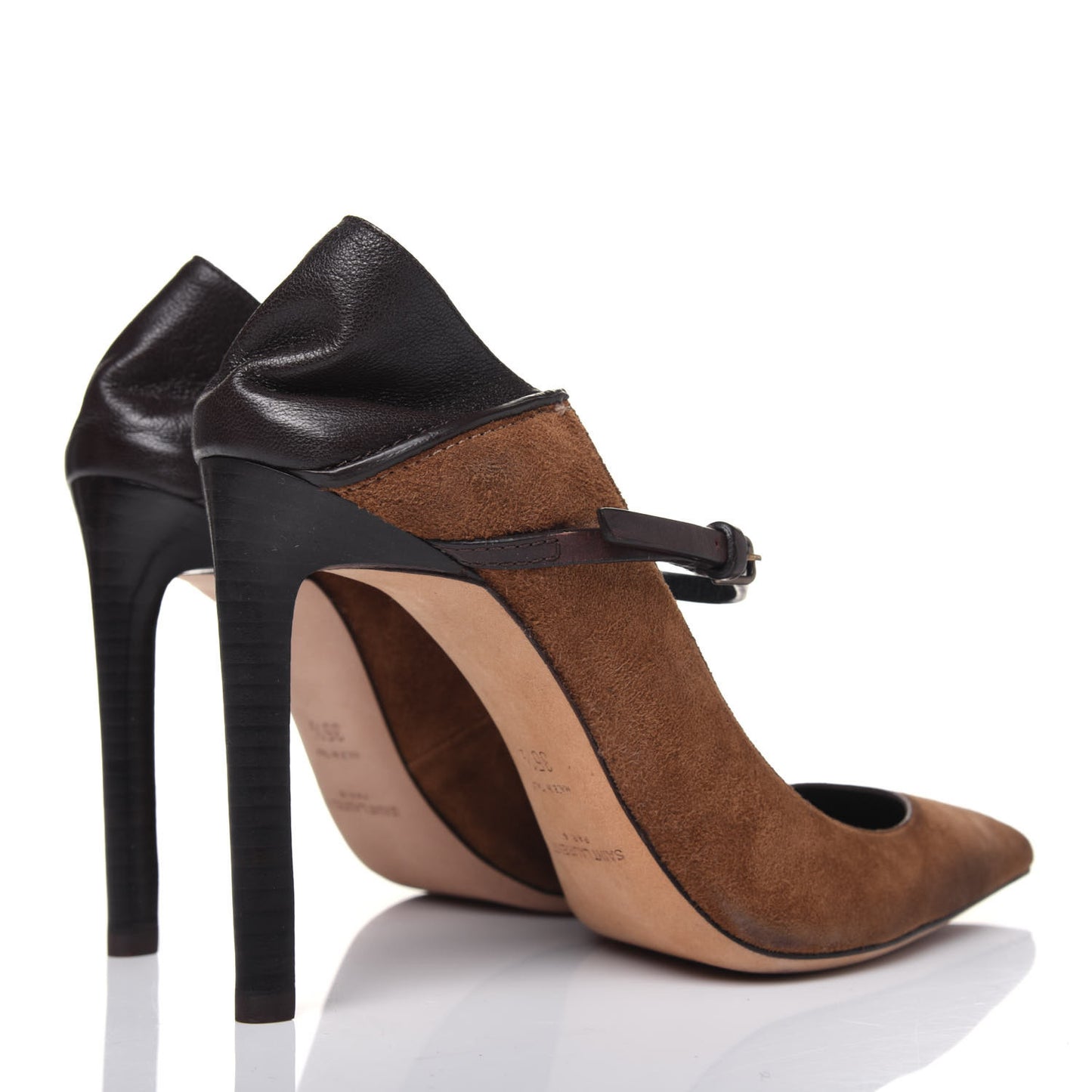 Suede Majorelle 105 Pumps 35.5 Moro Coffee