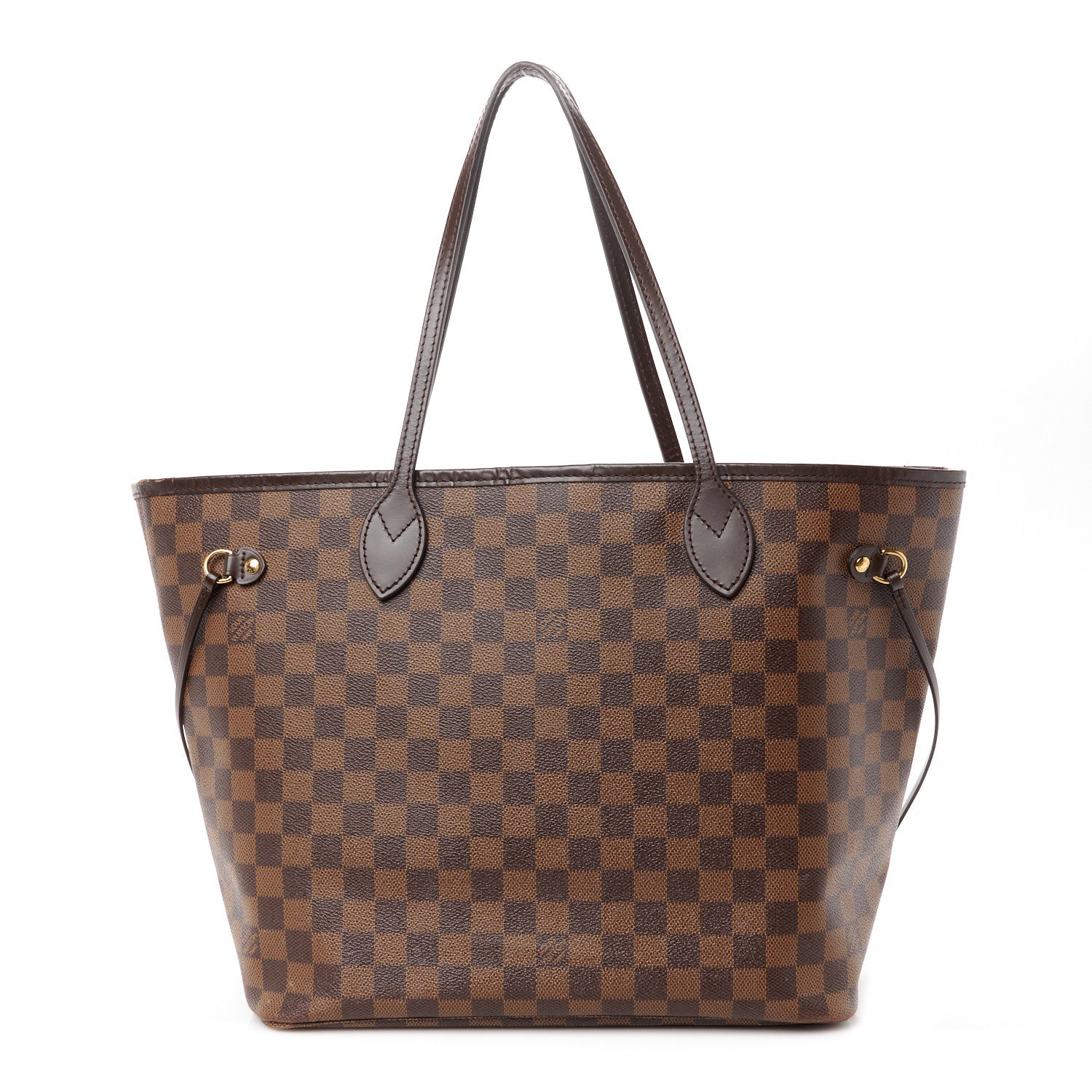 Louis Vuitton Damier Ebene Neo Neverfull MM Rose Ballerine 1 of 12