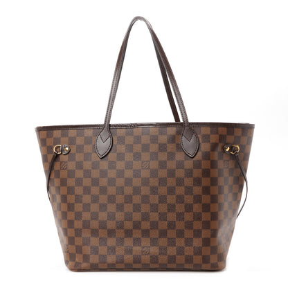 Louis Vuitton Damier Ebene Neo Neverfull MM Rose Ballerine 1 of 12