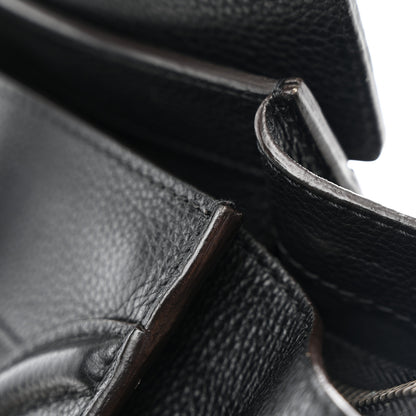 Celine Drummed Calfskin Mini Luggage Black 11 of 12