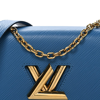 Louis Vuitton Epi Twist Shoulder Bag MM Blue Jean 9 of 11