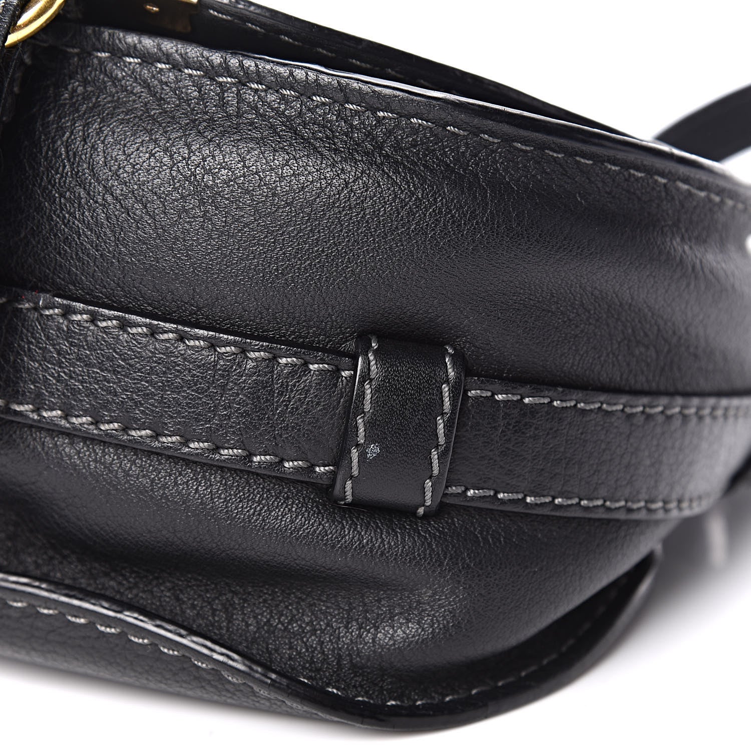Chloe Calfskin Mini Marcie Round Crossbody Bag Black 10 of 13
