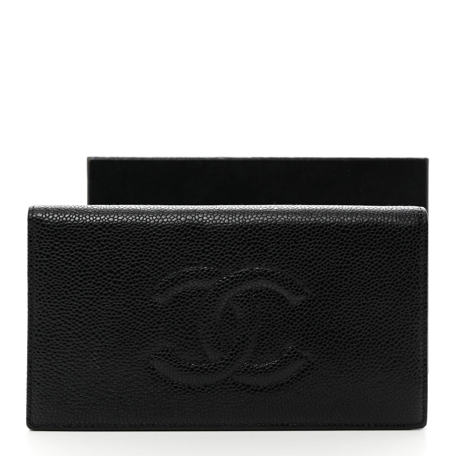Chanel Caviar Timeless CC Yen Wallet Black 9 of 9
