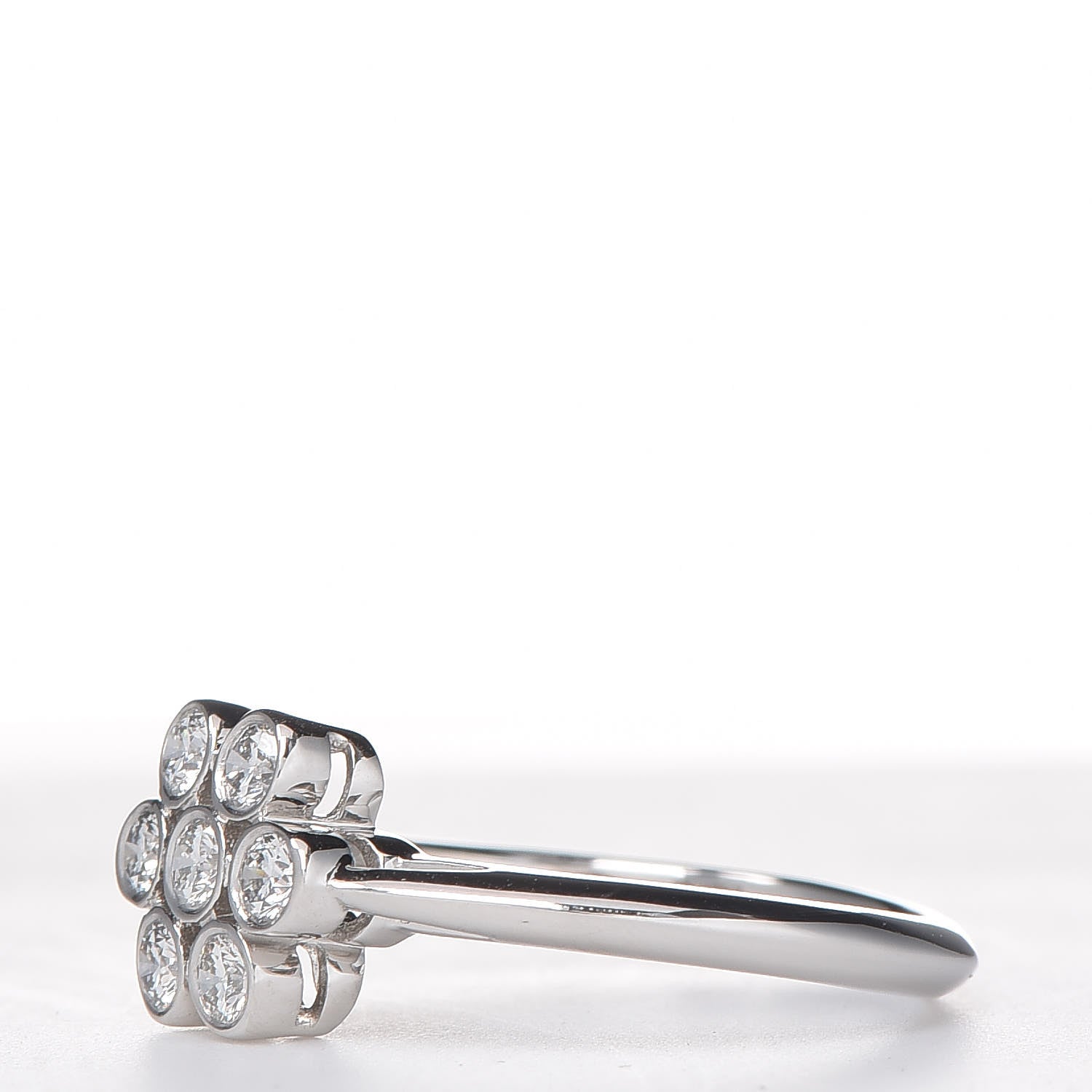 Tiffany Platinum Diamond Enchant Flower Ring 49 5 5 of 7