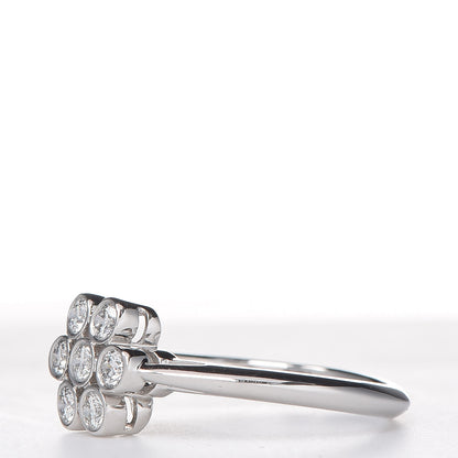 Tiffany Platinum Diamond Enchant Flower Ring 49 5 5 of 7