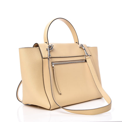 Celine Drummed Calfskin Mini Belt Bag Cream 4 of 12
