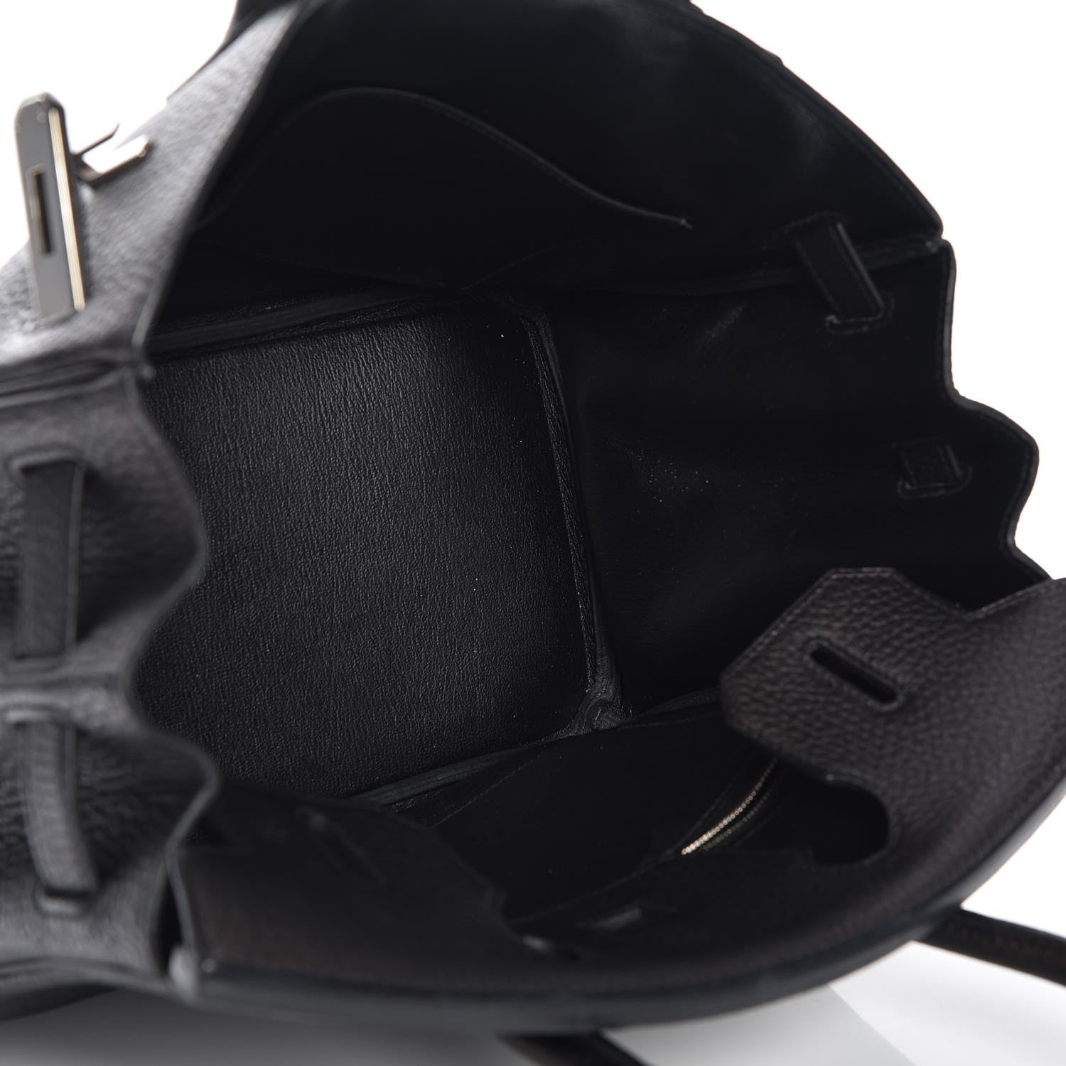 Hermes Taurillon Clemence Birkin 30 Black 8 of 29