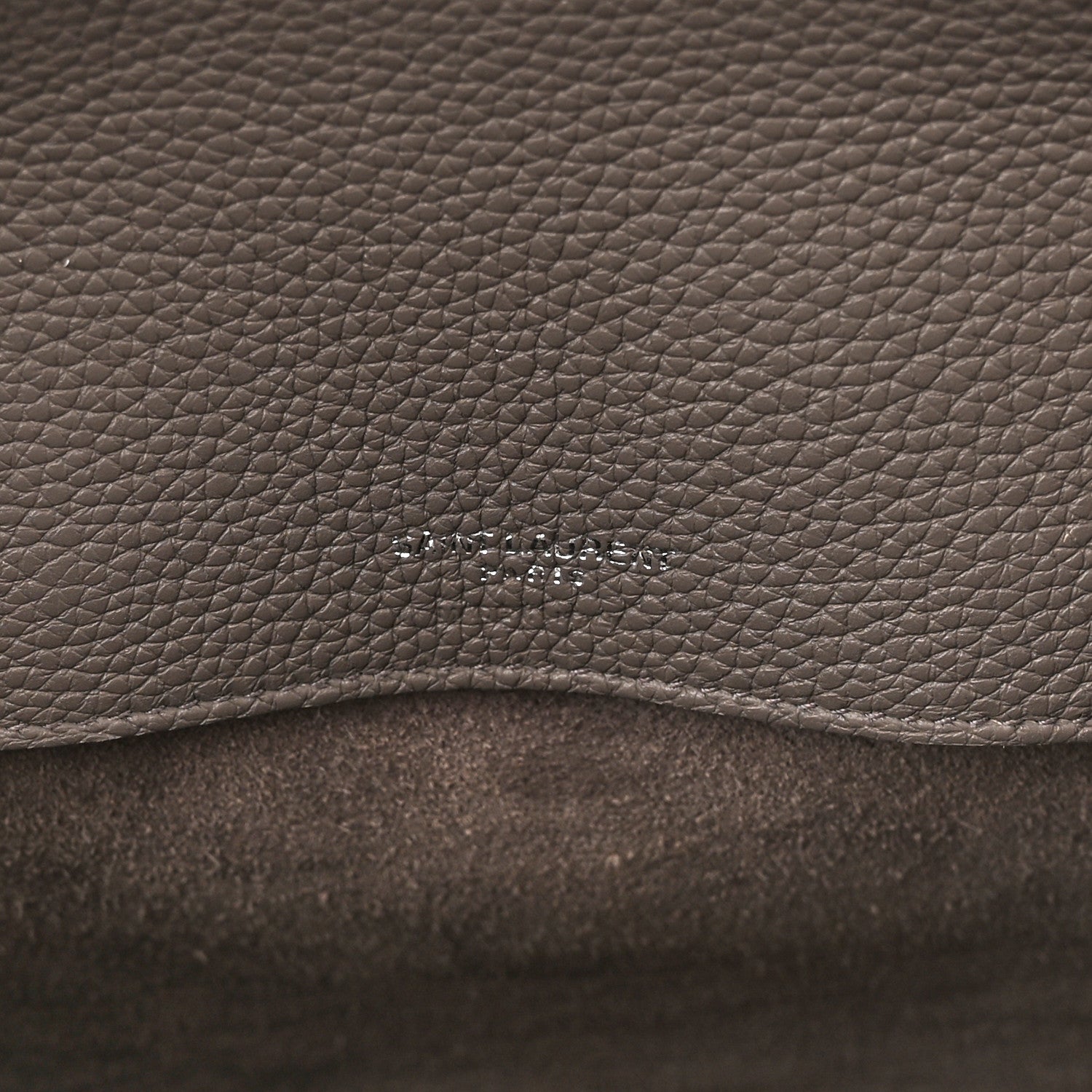 Saint Laurent Grained Calfskin Small Supple Sac De Jour Mouse Grey 6 of 14