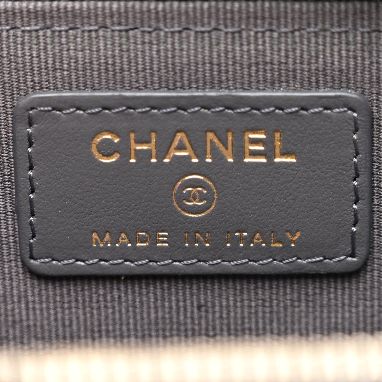 Chanel Caviar Quilted Zipped Key Holder Case Dark Gray 6 of 8