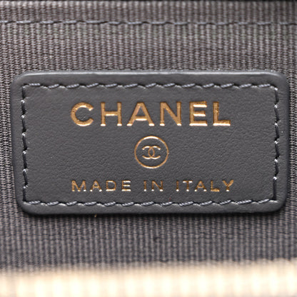 Chanel Caviar Quilted Zipped Key Holder Case Dark Gray 6 of 8