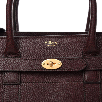 Mulberry Grain Vegetable Tanned Calfskin Small Zipped Bayswater Oxblood 9 of 9