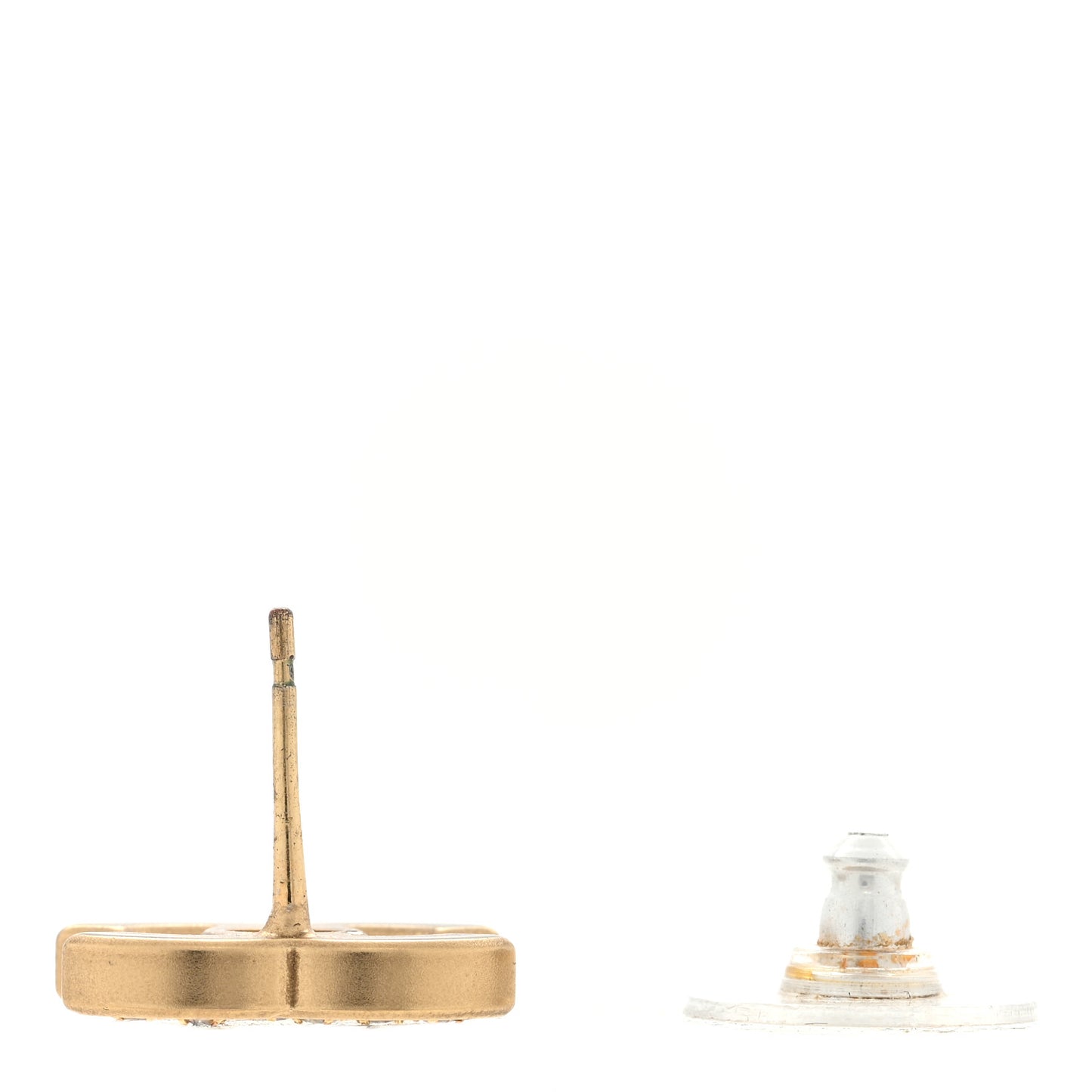Crystal CC Earring Gold