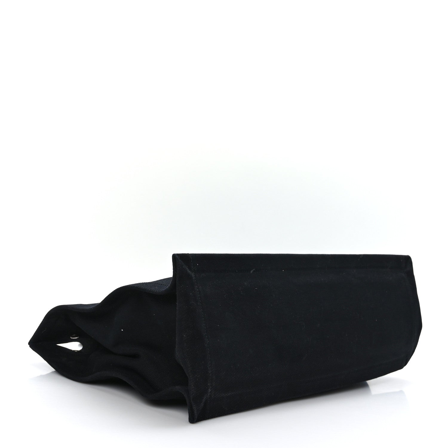 Saint Laurent Linen Calfskin Rive Gauche Tote Black 4 of 8