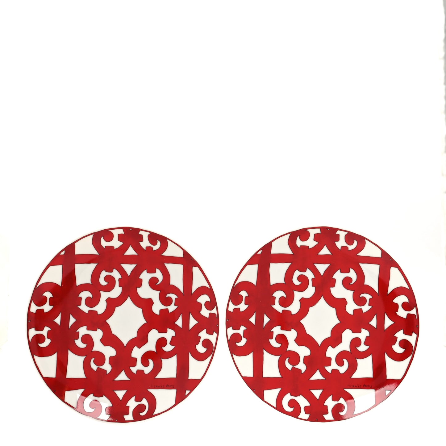 Porcelain Balcon du Guadalquivir Plate Set of 2