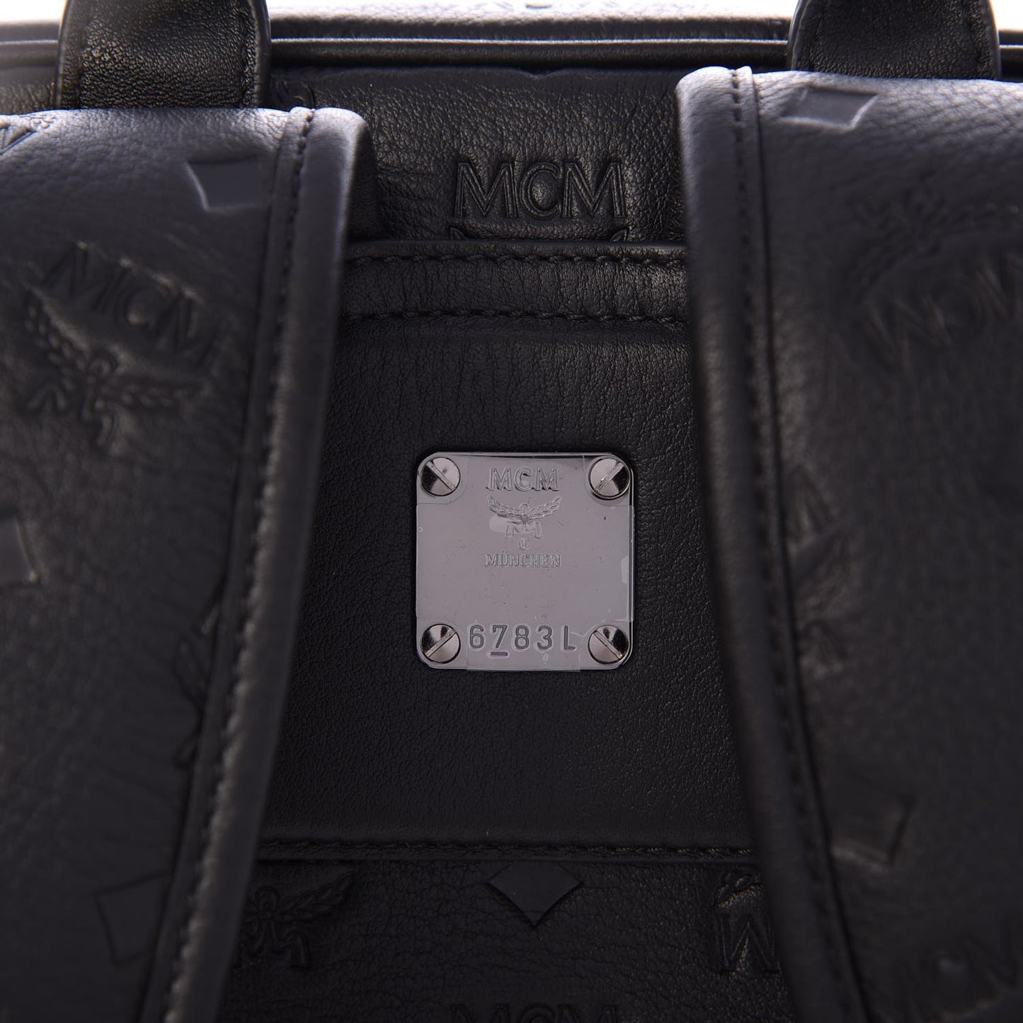 Calfskin Ottomar Monogram Duke Backpack Black