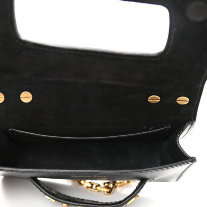 Christian Dior Calfskin Studded Mini J'Adior Chain Flap Bag Black 5 of 11