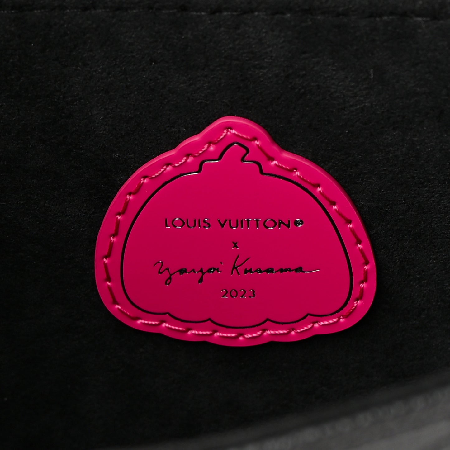 LV x YK Empreinte Monogram Giant Pochette Metis Black Fuchsia