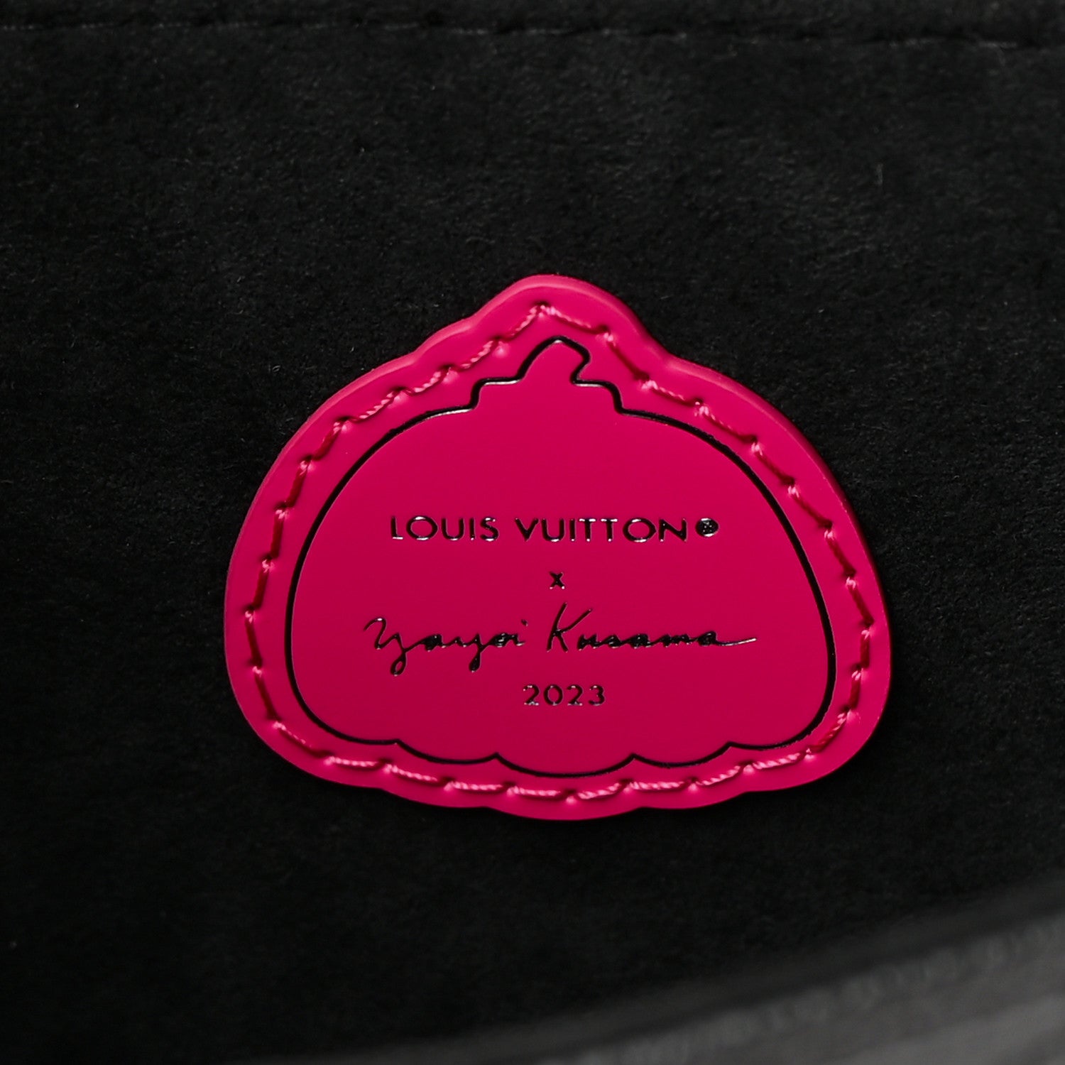 Louis Vuitton LV x YK Empreinte Monogram Giant Pochette Metis Black Fuchsia 6 of 11