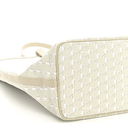 Moynat Calfskin Canvas M Tote PM Beige 8 of 9