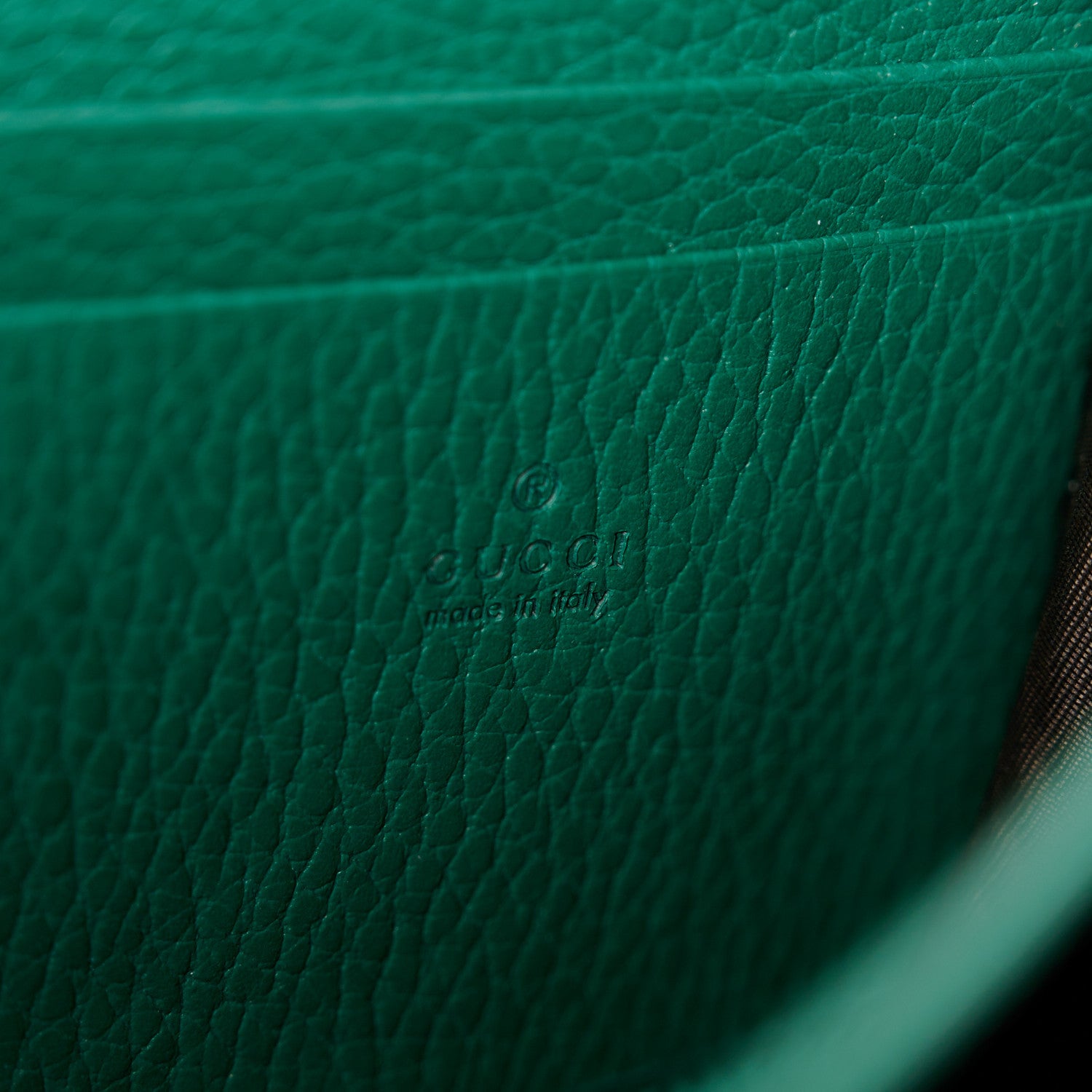 Gucci Calfskin Mini Dionysus Chain Wallet Emerald 10 of 10