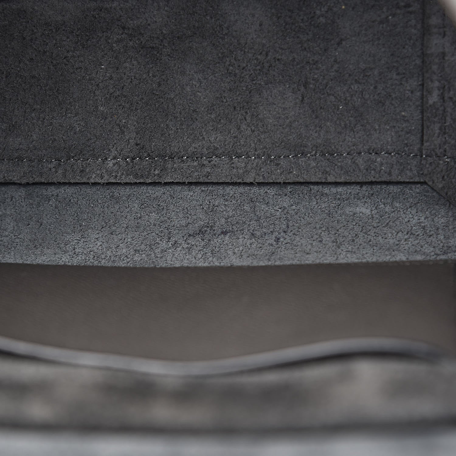 Celine Grained Calfskin Micro Belt Bag Grey 15 of 15