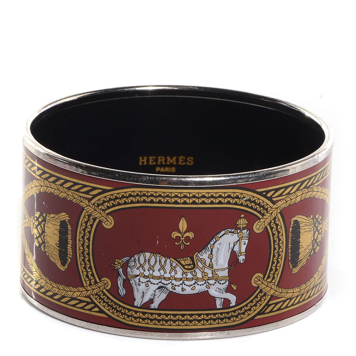 Enamel Printed Grand Apparat Extra Wide Bracelet 62