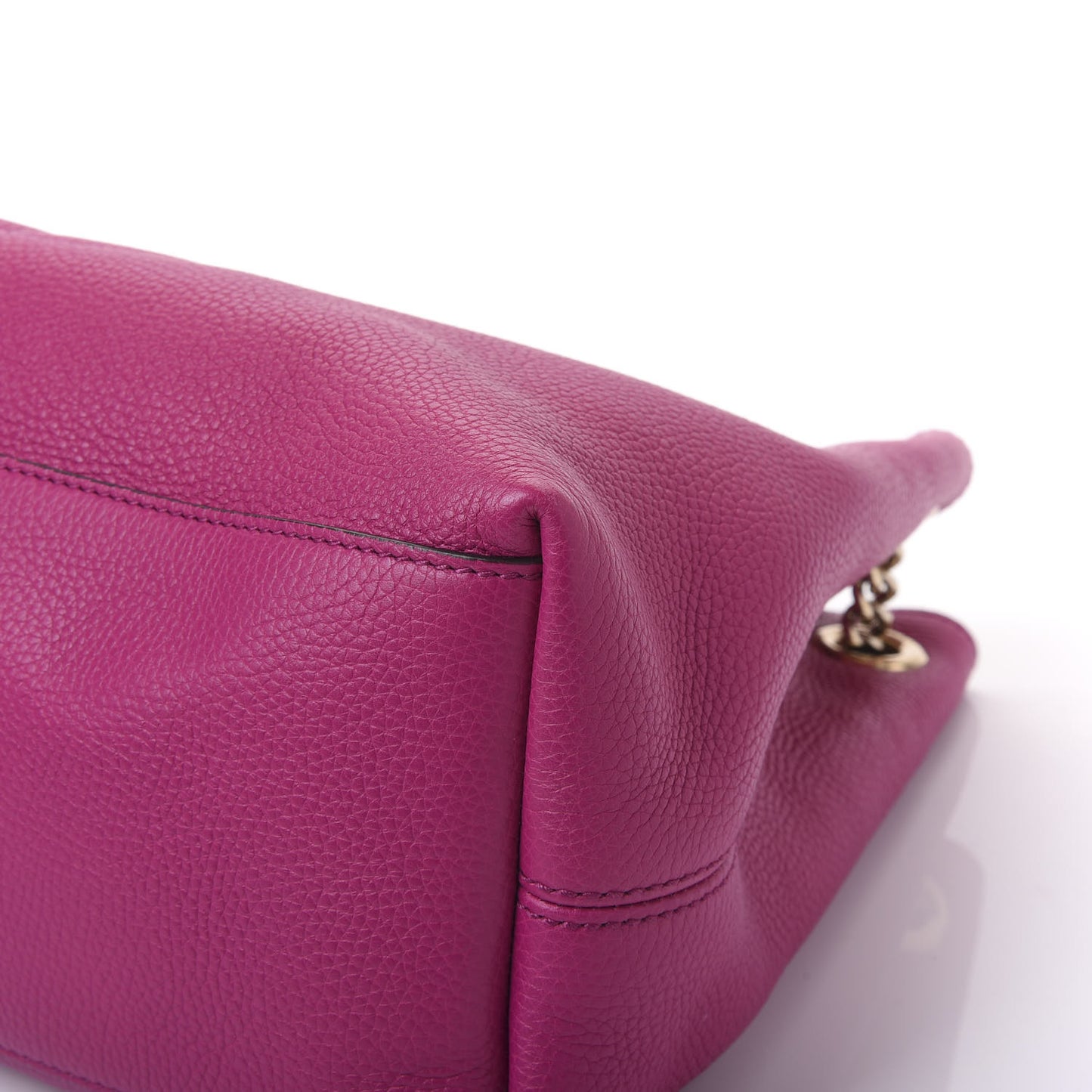 Cellarius Calfskin Medium Soho Chain Shoulder Bag Bright Bouganville