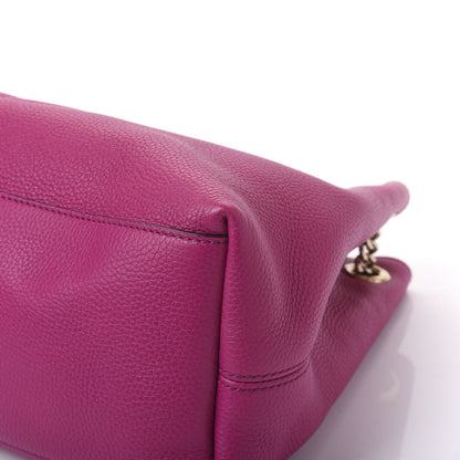 Gucci Cellarius Calfskin Medium Soho Chain Shoulder Bag Bright Bouganville 9 of 11