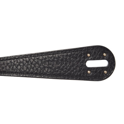 Hermes Taurillon Clemence Lindy 30 Black 9 of 11