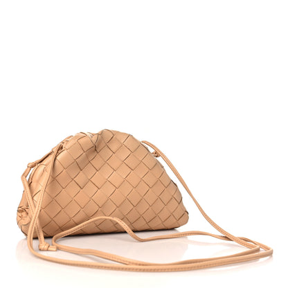 Bottega Veneta Nappa Intrecciato The Mini Pouch Almond 3 of 11