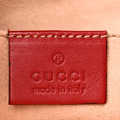 Gucci Calfskin Matelasse GG Marmont Flap Backpack Hibiscus Red 6 of 10