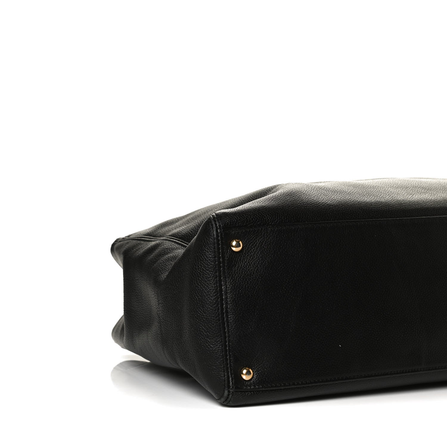 Chanel Calfskin Cerf Executive Shopper Tote Black 9 of 14