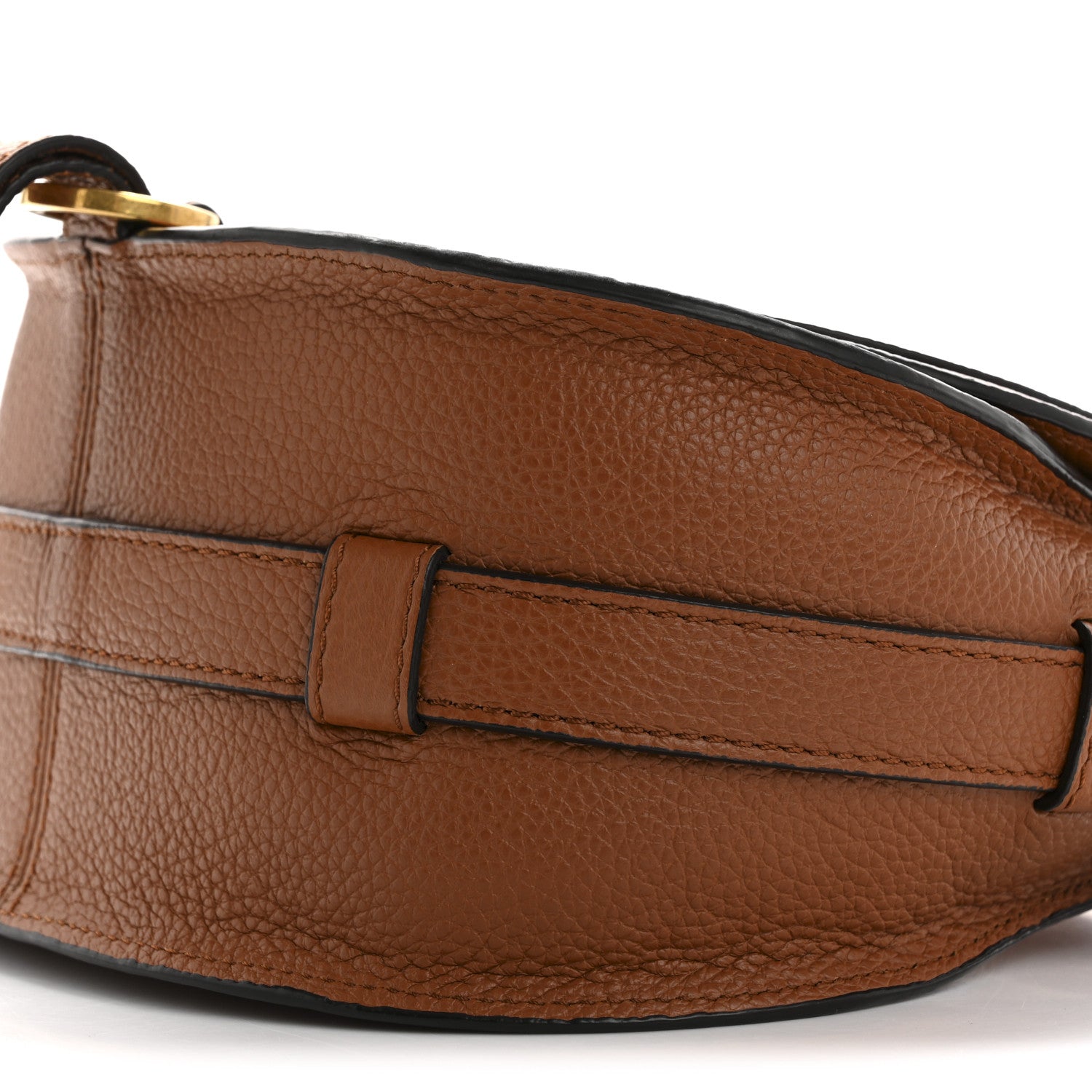 Chloe Calfskin Mini Marcie Round Crossbody Bag Tan 11 of 15