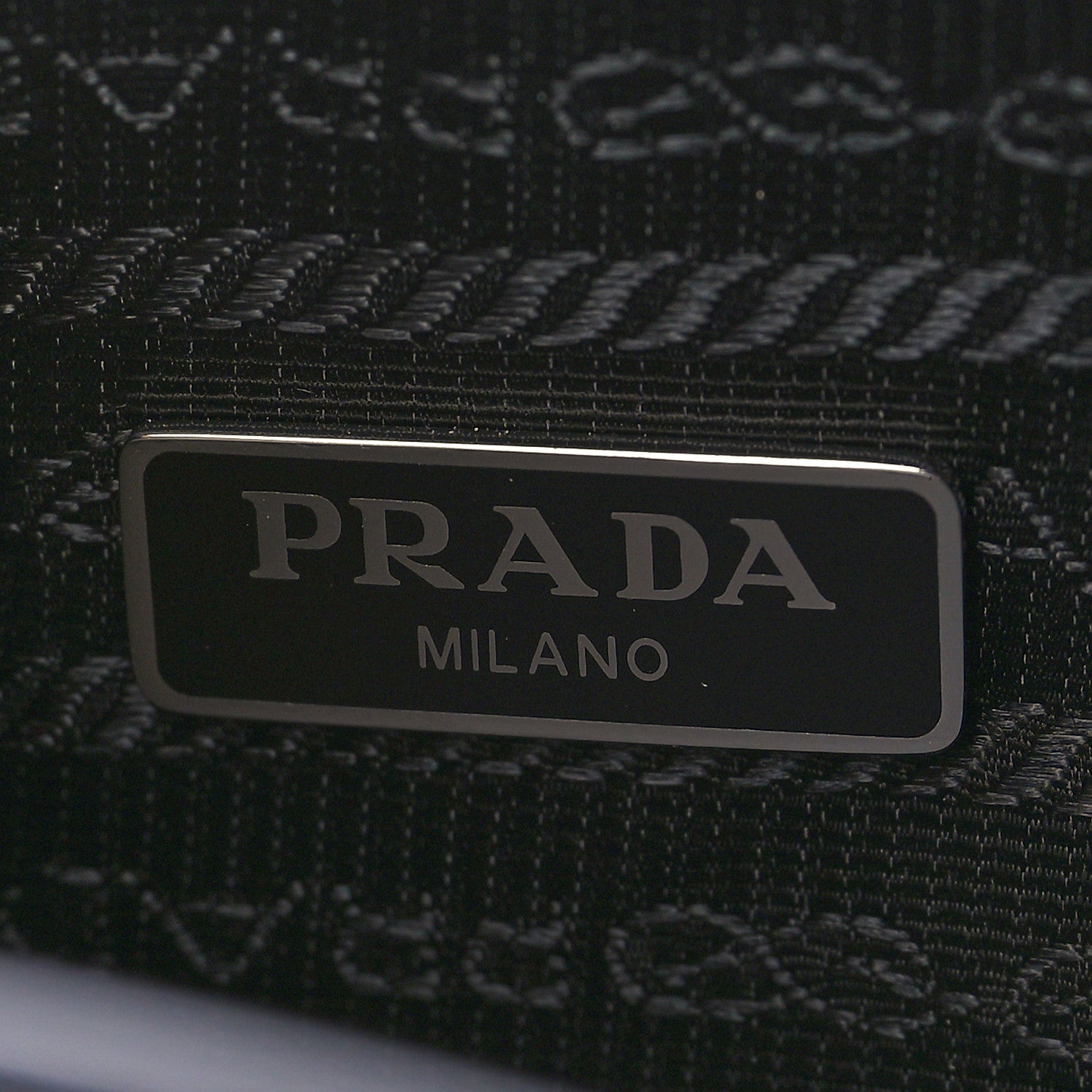 Prada Tessuto Nylon Mini Re-Edition 2000 Bag Black 6 of 10
