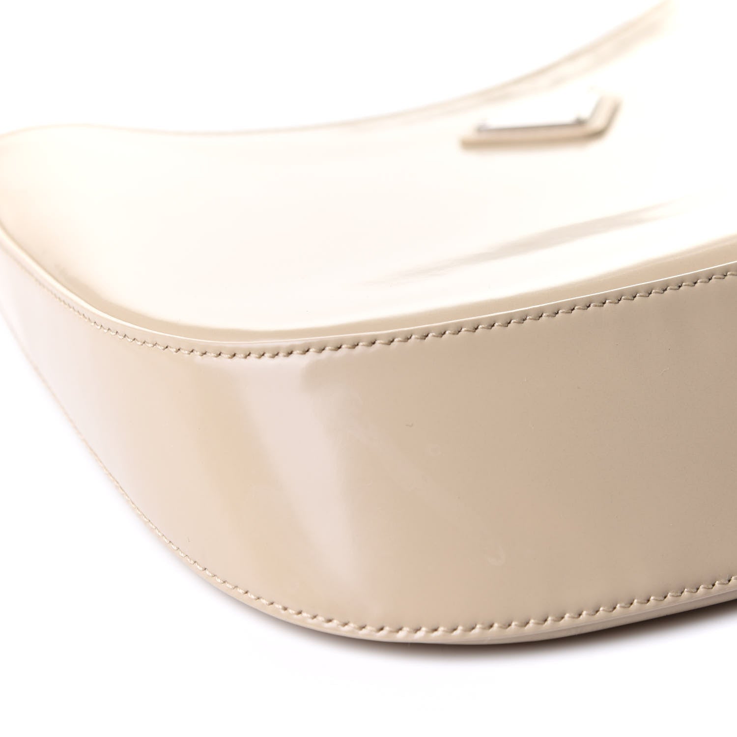 Prada Spazzolato Cleo Shoulder Bag Deserto 9 of 10