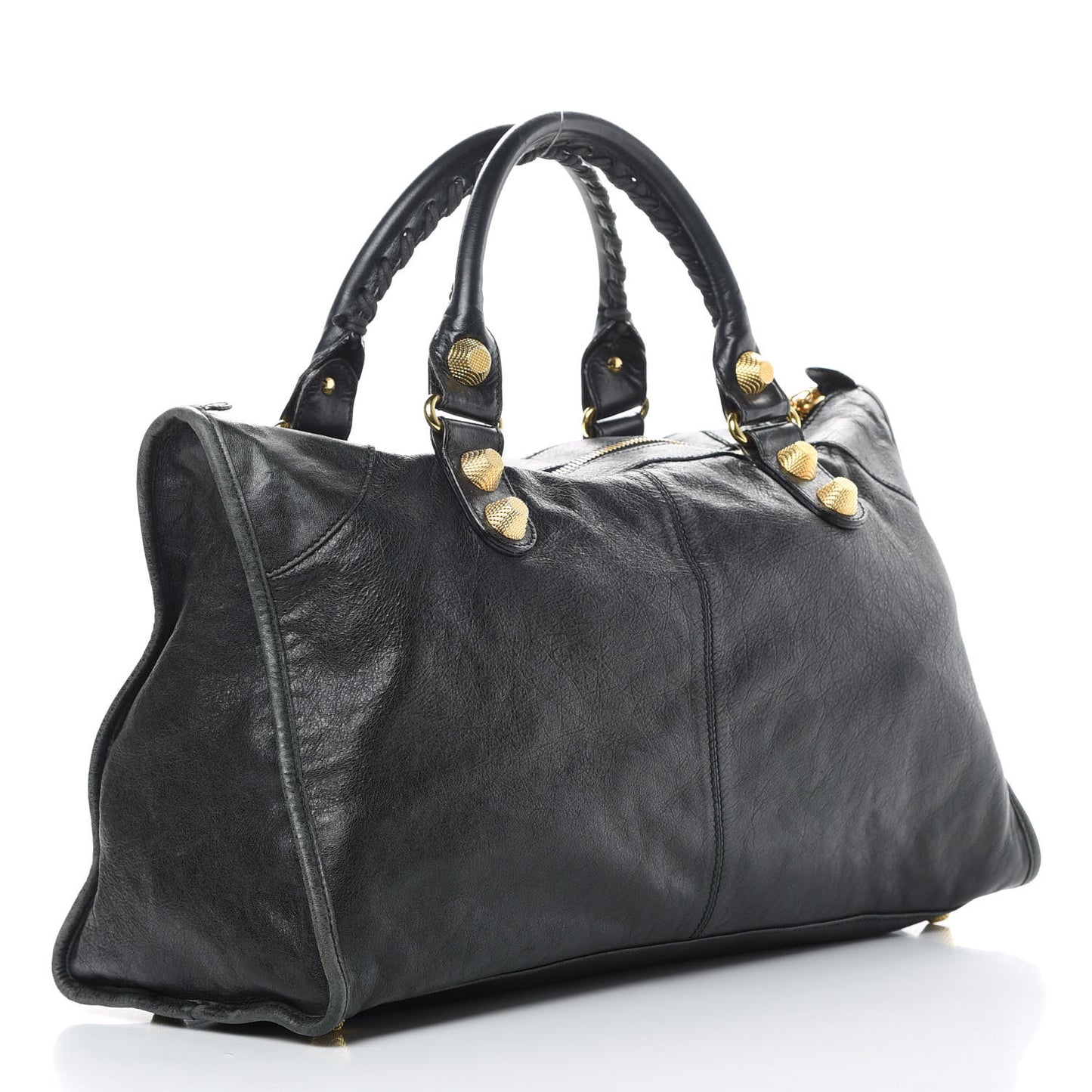 Agneau Giant 21 Gold Hardware Work Black