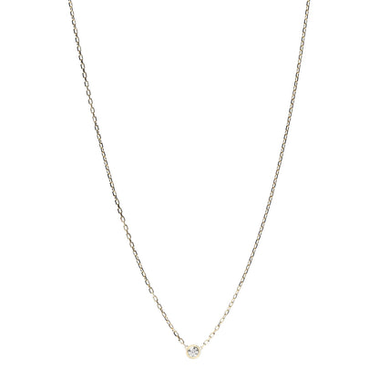 Cartier 18K Yellow Gold Diamond SM D'Amour Pendant Necklace 1 of 6