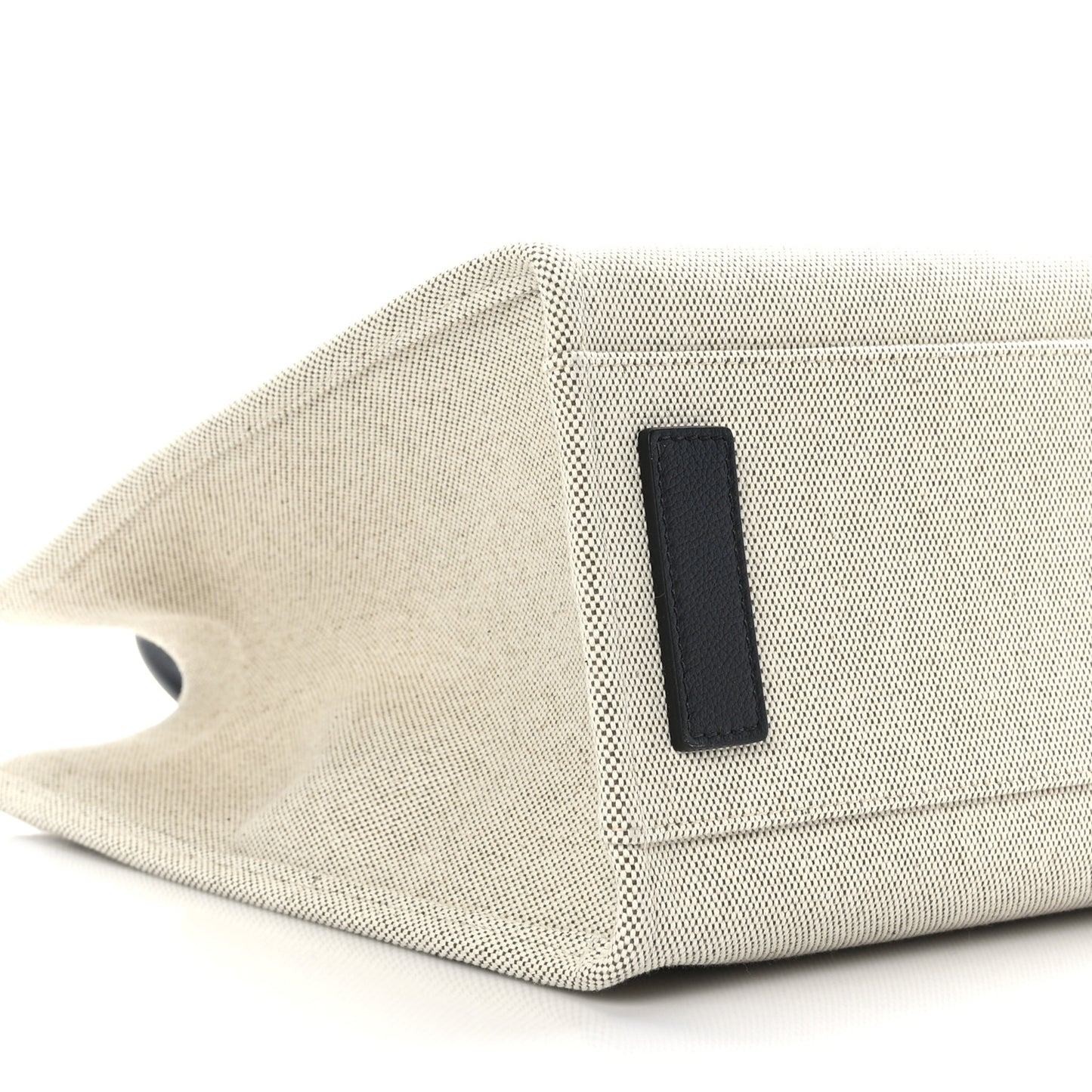 Canvas Calfskin La Medusa Tote Bag Beige