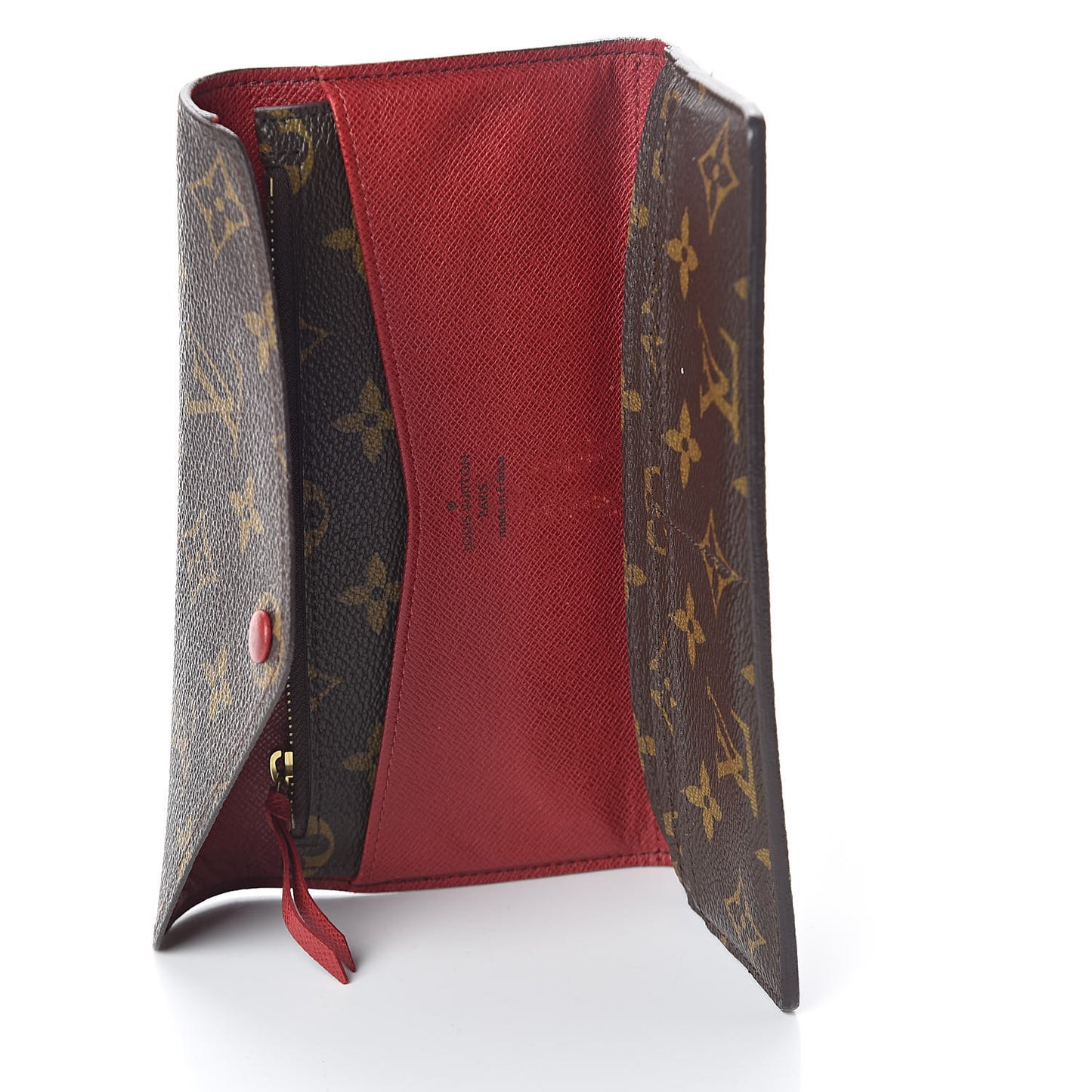 Monogram Josephine Wallet Red