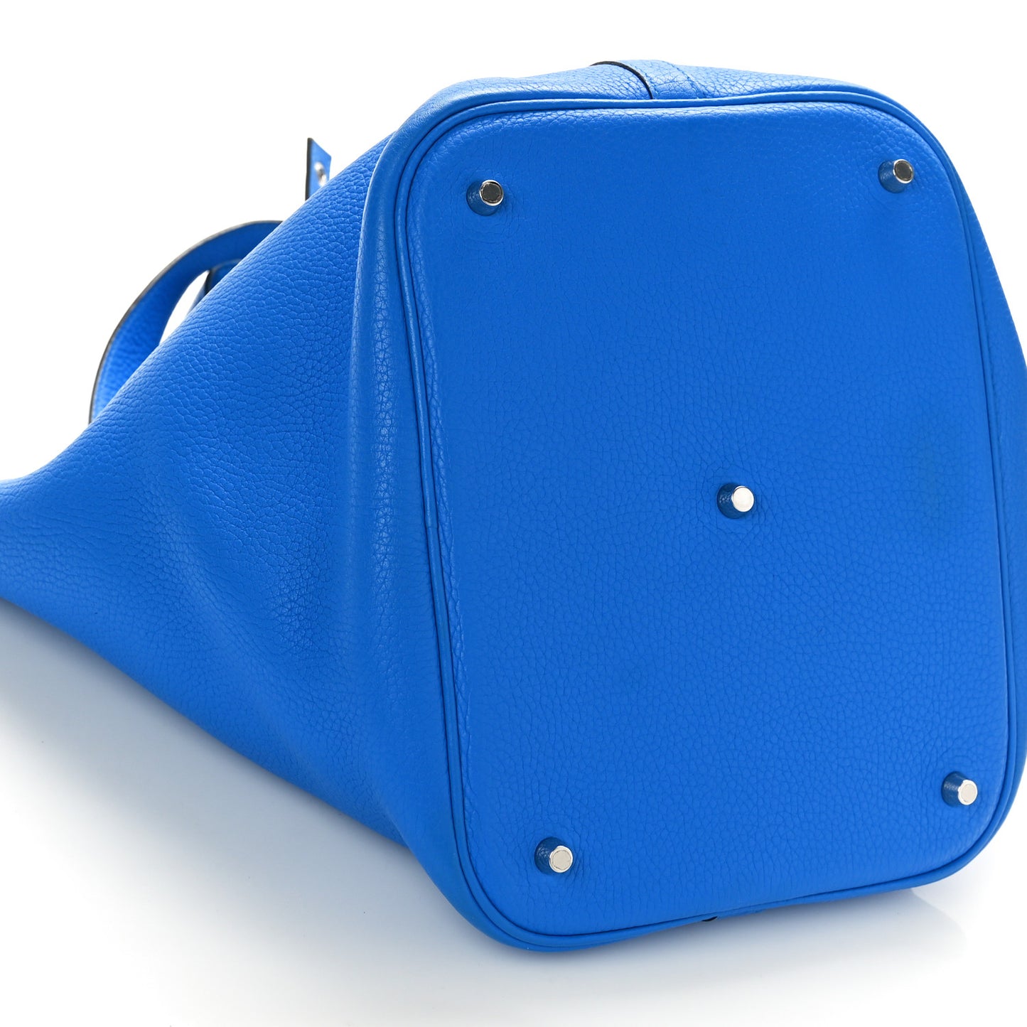 Taurillon Clemence Picotin Lock 26 GM Bleu Hydra