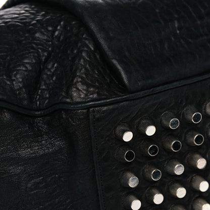 Alexander Wang Pebbled Lambskin Morgan Hobo Black Silver Hardware 9 of 15