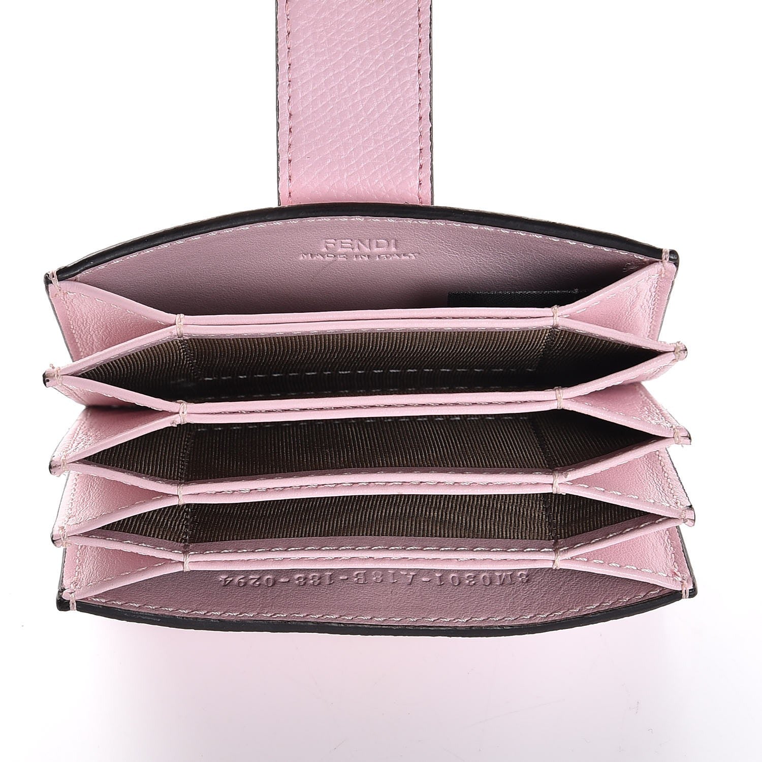 Fendi Vitello Cruise F is Fendi Gusseted Card Holder Peonia 5 of 10