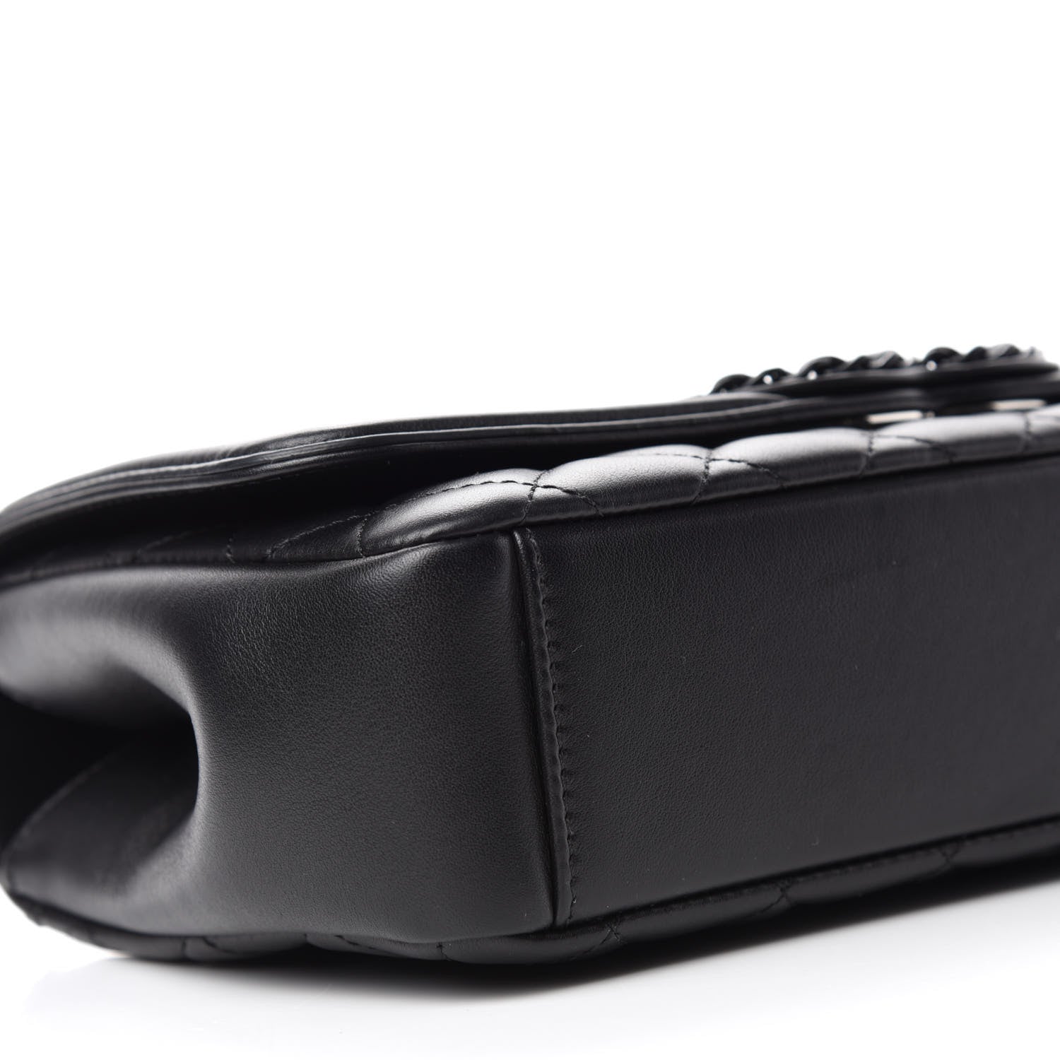 Chanel Calfskin Quilted Medium CC Filigree Flap Black 6 of 11