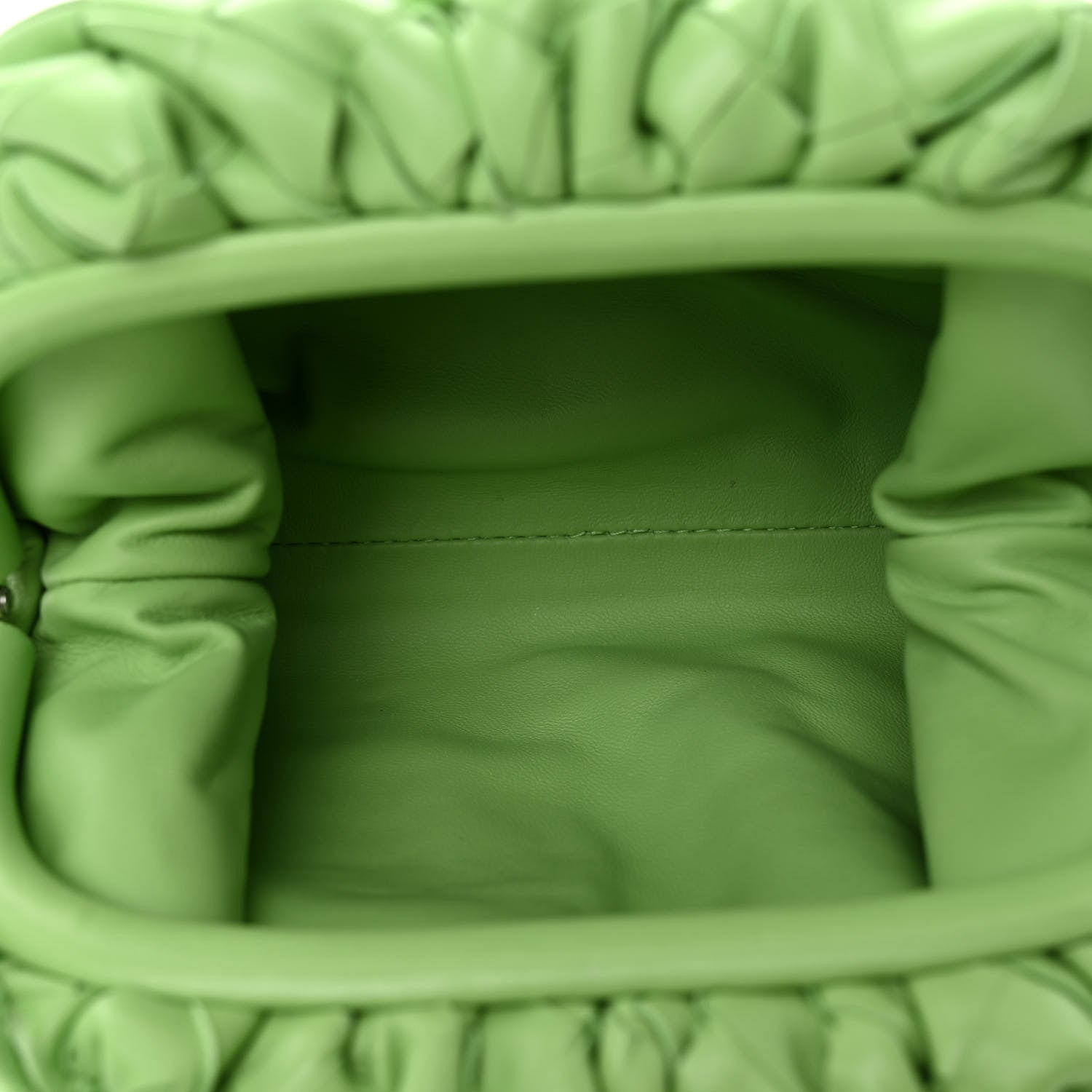 Bottega Veneta Nappa Intrecciato The Mini Pouch Pistachio 5 of 9