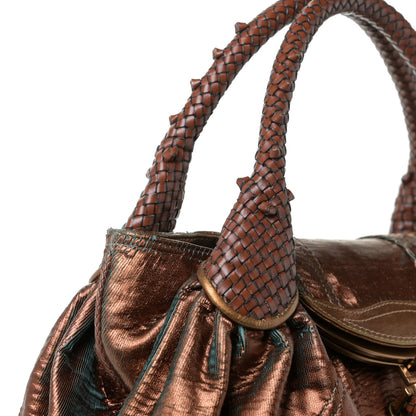 Fendi Nappa Fortuny Hologram Spy Tobacco Oro Ambrato 13 of 20