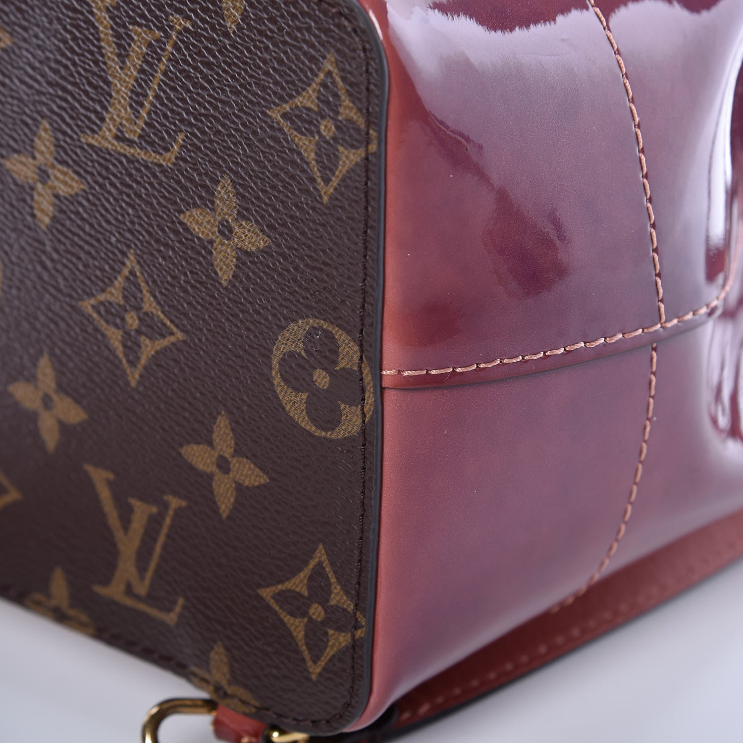 Louis Vuitton Patent Monogram Hot Springs Backpack Vieux Rose 13 of 16