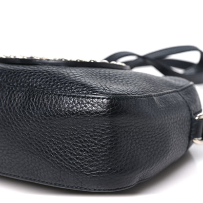Gucci Pebbled Calfskin Studded Small Soho Disco Bag Black 9 of 10