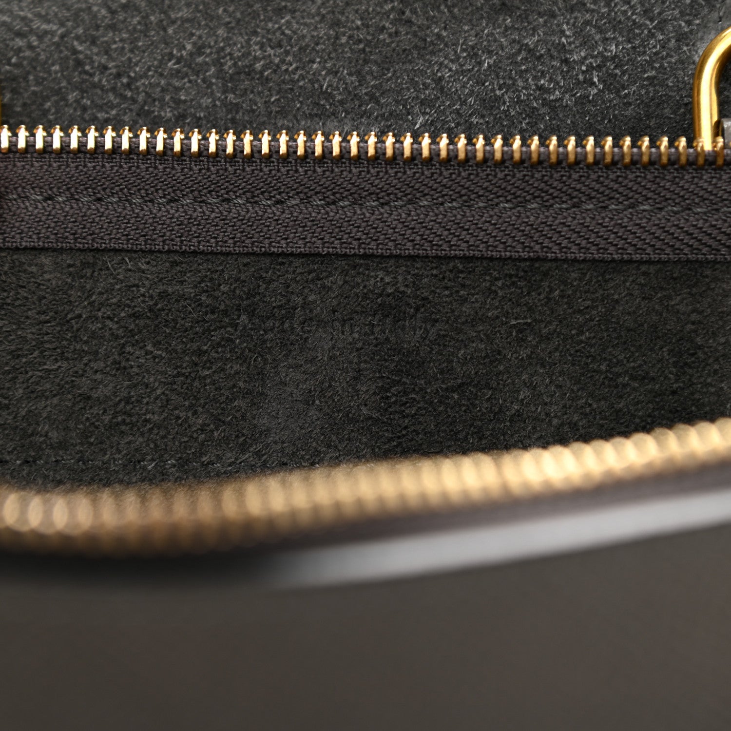 Celine Grained Calfskin Nano Belt Bag Grey 7 of 8